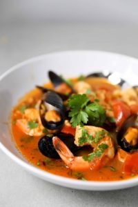 cioppino—san francisco’s answer to bouillabaisse-local fish stew